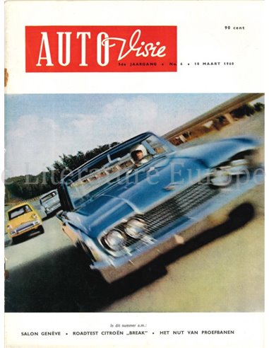 1960 AUTOVISIE MAGAZINE 06 DUTCH
