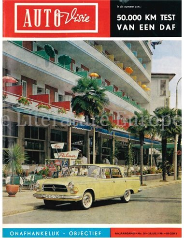 1961 AUTOVISIE MAGAZINE 30 NEDERLANDS