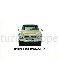 1970 SUZUKI FRONTE  BROCHURE DUTCH