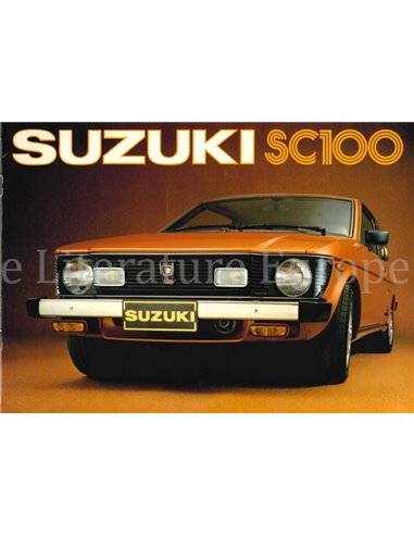 1979 SUZUKI SC100 PROSPEKT ENGLISCH