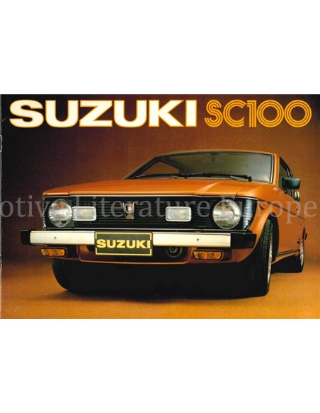 1979 SUZUKI SC100 PROSPEKT ENGLISCH
