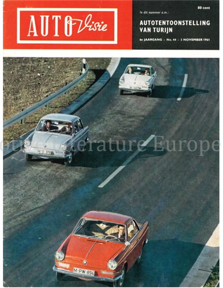 1961 AUTOVISIE MAGAZINE 44 NEDERLANDS
