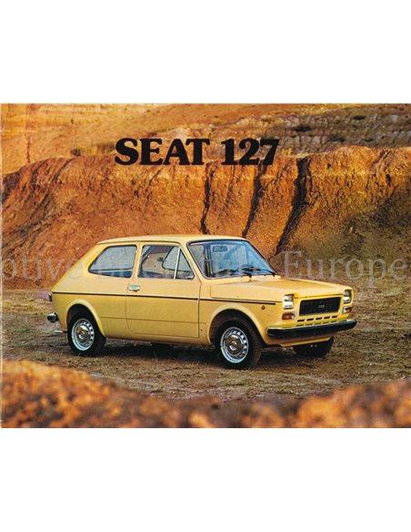 1976 SEAT 127 BROCHURE SPANISH