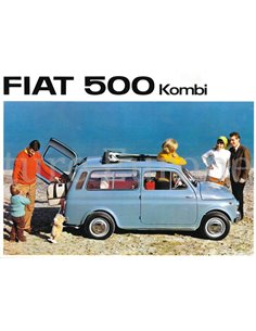 1966 FIAT 500 KOMBI BROCHURE DUITS
