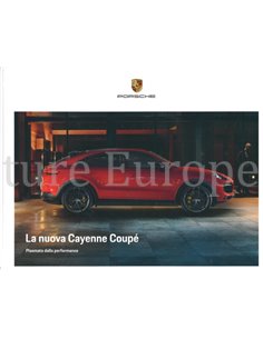 2020 PORSCHE CAYENNE COUPE HARDCOVER BROCHURE ITALIENISCH