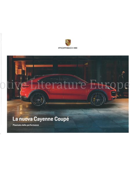 2020 PORSCHE CAYENNE COUPE HARDBACK BROCHURE ITALIAN