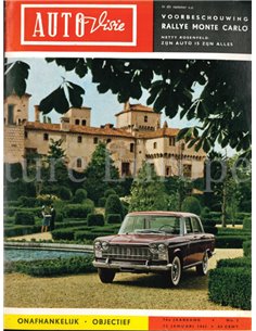 1962 AUTOVISIE MAGAZINE 2 NEDERLANDS