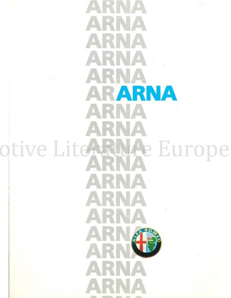 1987 ALFA ROMEO ARNA BROCHURE ITALIAN