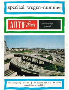 1962 AUTOVISIE MAGAZIN 13 NIEDERLÄNDISCH