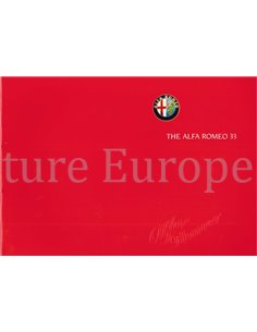 1987 ALFA ROMEO 33 BROCHURE ENGLISH