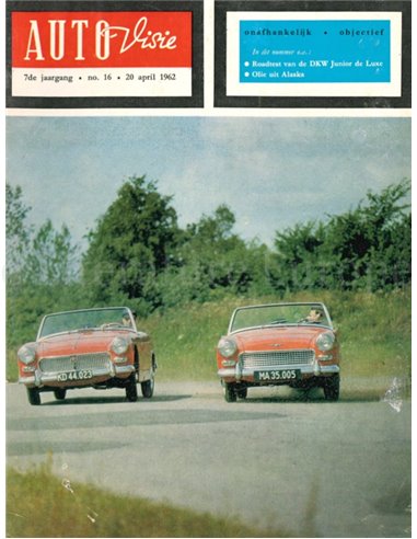 1962 AUTOVISIE MAGAZINE 16 DUTCH