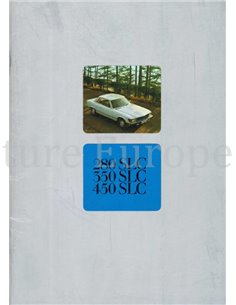 1977 MERCEDES BENZ SLC BROCHURE GERMAN