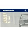 1986 MERCEDES BENZ 190 INSTRUCTIEBOEKJE DUITS
