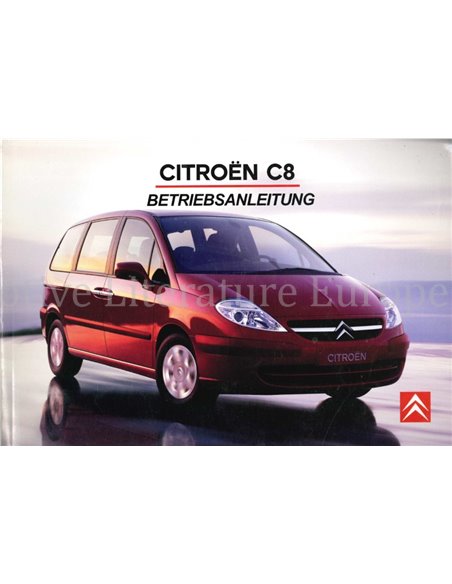 2003 CITROEN C8 BETRIEBSANLEITUNG DEUTSCH