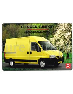 2002 CITROËN JUMPER OWNERS MANUAL GERMAN