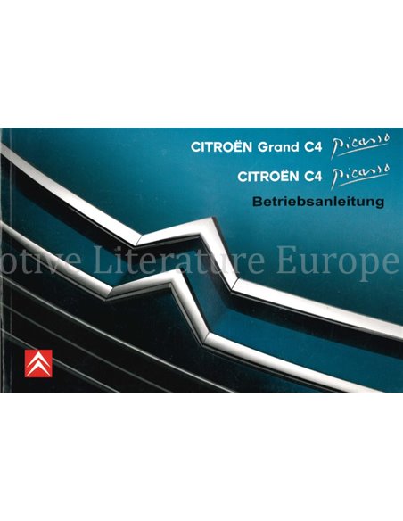 2009 CITROEN C4 PICASSO BETRIEBSANLEITUNG DEUTSCH