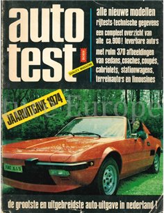 1974 AUTOTEST JAARBOEK NEDERLANDS
