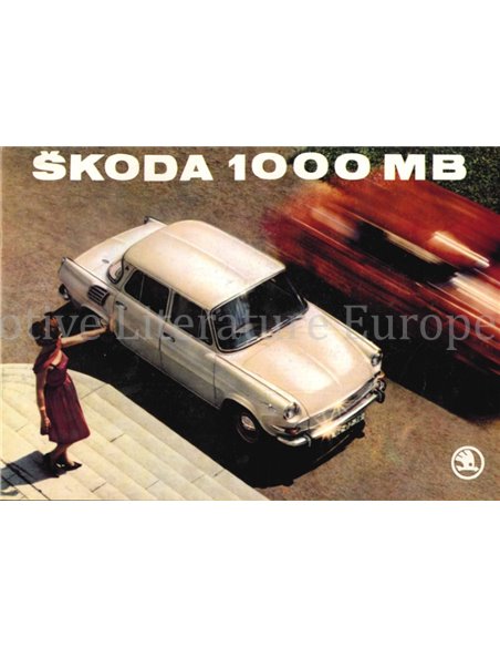 1965 SKODA 1000 MB BROCHURE NEDERLANDS