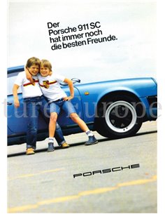 1984 PORSCHE 911 SC BROCHURE DUITS