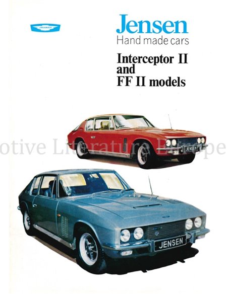 1964 JENSEN BROCHURE ENGELS