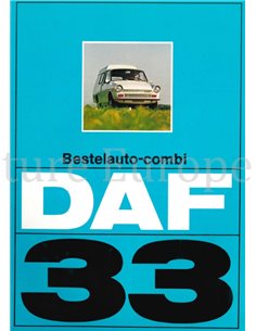 1972 DAF 33 BESTELAUTO-COMBI BROCHURE NEDERLANDS