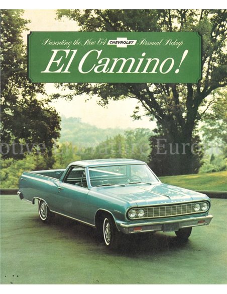 1964 CHEVROLET EL CAMINO PROSPEKT ENGLISCH