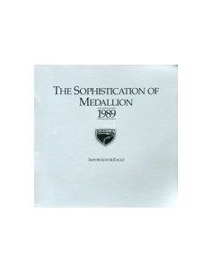 1989 EAGLE MEDAILLION BROCHURE ENGELS CANADA