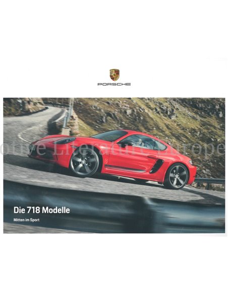 2020 PORSCHE 718 BOXTER & CAYMAN BROCHURE DUITS