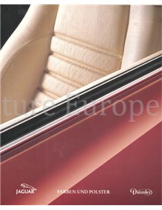 1992 JAGUAR / DAIMLER LAK- EN INTERIEURKLEUREN BROCHURE DUITS