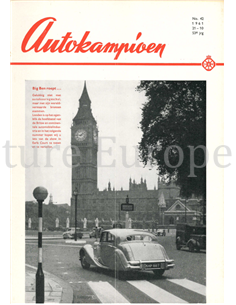 1961 AUTOKAMPIOEN MAGAZIN 42 NIEDERLÄNDISCH