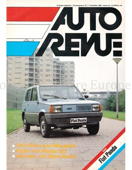 1980 AUTO REVUE MAGAZINE 23 Niederländisch