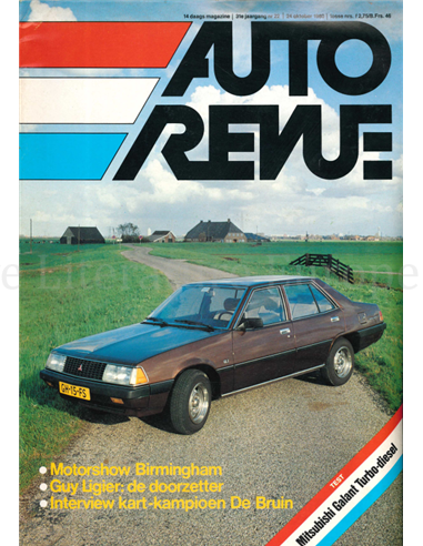 1980 AUTO REVUE MAGAZINE 22 Niederländisch