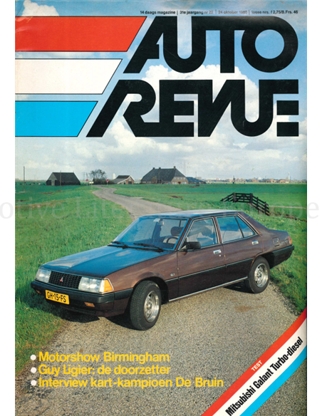 1980 AUTO REVUE MAGAZINE 22 Niederländisch
