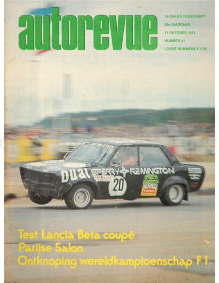 1974 AUTO REVUE MAGAZINE 21 Niederländisch