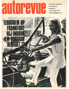 1969 AUTO REVUE MAGAZINE 20 NEDERLANDS