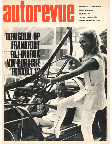 1969 AUTO REVUE MAGAZINE 20 Niederländisch
