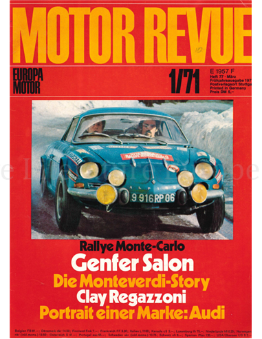 1971 MOTOR REVUE MAGAZIN 77 DEUTSCH