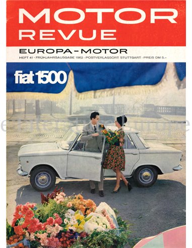 1962 MOTOR REVUE YEARBOOK 41 GERMAN