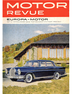 1961 MOTOR REVUE MAGAZIN 44 DEUTSCH