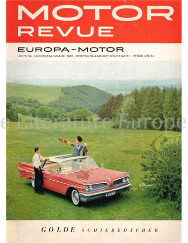 1961 MOTOR REVUE JAARBOEK DUITS