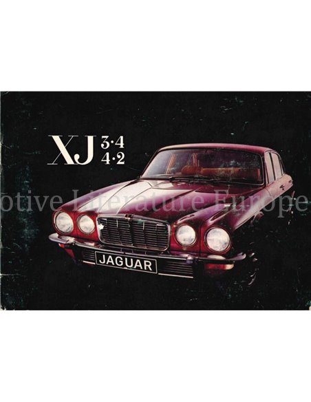 1977 JAGUAR XJ 3.4 & 4.2  INSTRUCTIEBOEKJE DUITS