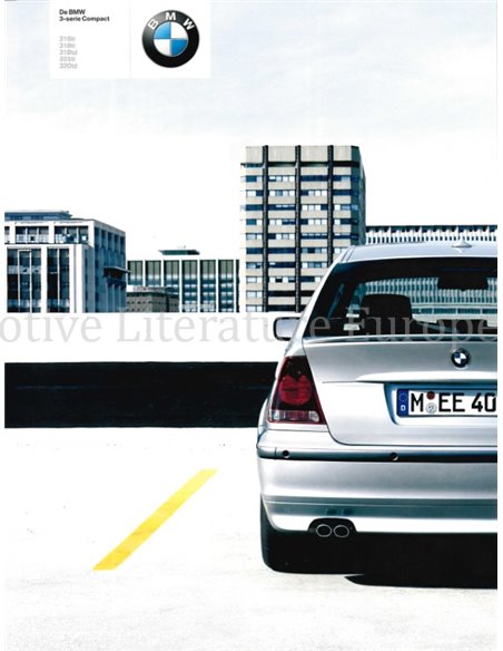 2002 BMW 3ER COMPACT PROSPEKT NIEDERLÄNDISCH