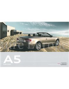 2009 AUDI A5 CONVERTIBLE BROCHURE GERMAN