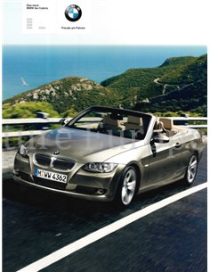2007 BMW 3ER CABRIO PROSPEKT DEUTSCH