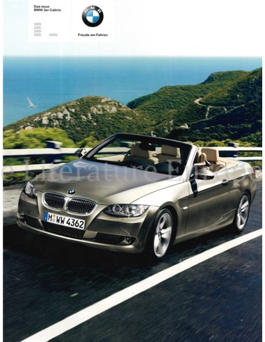 2007 BMW 3 SERIES CONVERTIBLE BROCHURE GERMAN