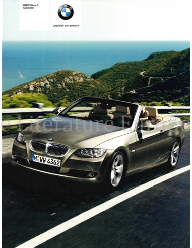 2008 BMW 3ER CABRIO PROSPEKT FRANZÖSISCH