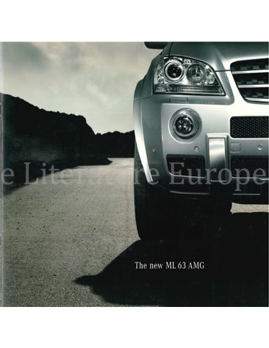 2005 MERCEDES BENZ ML63 AMG BROCHURE ENGLISH