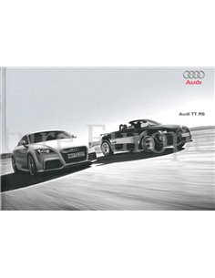 2009 AUDI TT RS HARDCOVER PROSPEKT DEUTSCH