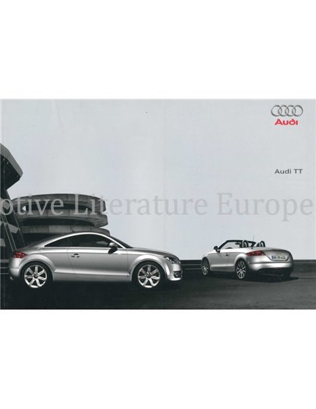 2003 AUDI TT BROCHURE NEDERLANDS