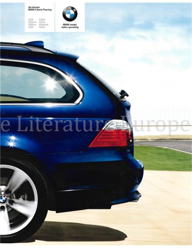 2007 BMW 5 SERIES TOURING BROCHURE DUTCH